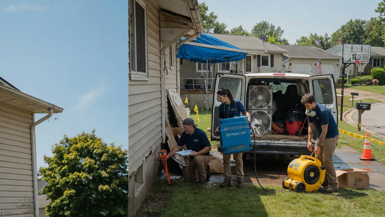 Ceiling Leak Cleanup in Laona, WI near me